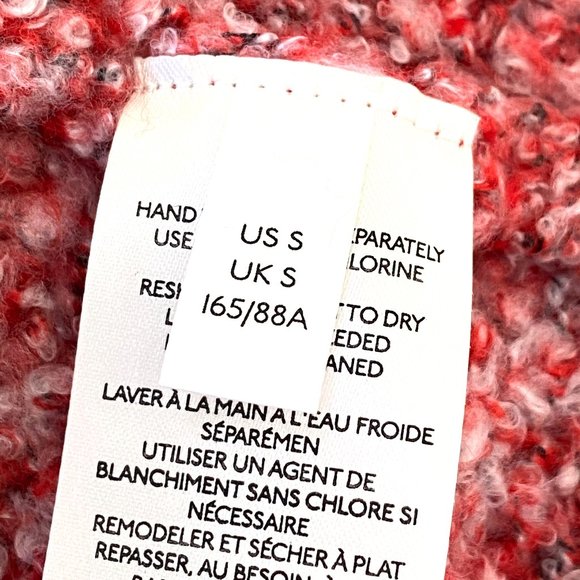 Free People NWT BFF Cowl Neck Sweater in Flame Red, Size Small - Picture 14 of 15